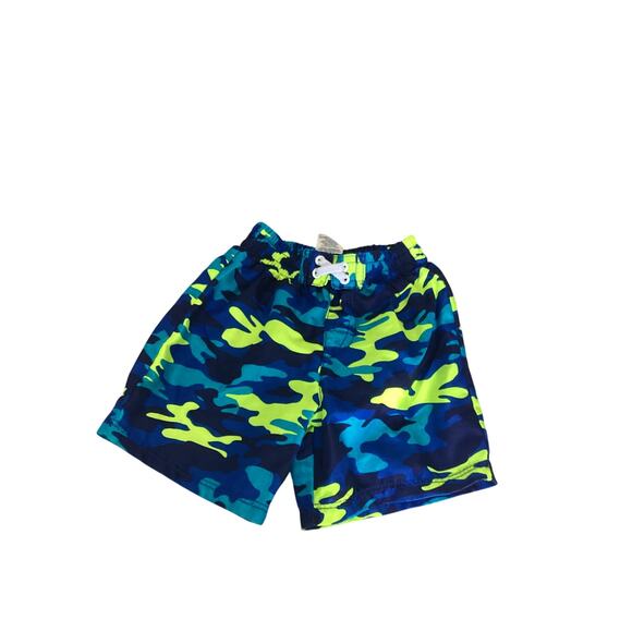 OP OCEAN PACIFIC Boys SWIM SHORTS TRUNKS CAMOFLAUGE Blue - Picture 1 of 3